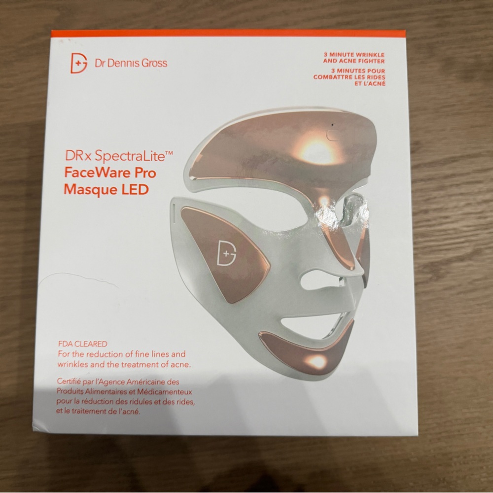 Dr Dennis Gross DRx SpectraLite FaceWare Pro LED Mask - Rose Gold/White